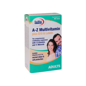 قرص AZ مولتی ویتامین پلاس کیوتن و لوتئین یوروویتال