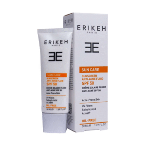 خرید فلوئید ضد آفتاب ضد جوش رنگی اریکه SPF50 بژ طبیعی 50 میل با قیمت مناسب از دارولاین