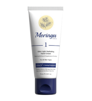خرید کرم دست مورینگا 1 فوق سبک و آبرسان 75 میل با قیمت مناسب از دارولاین