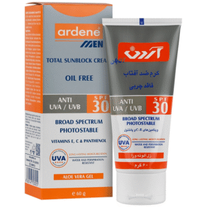 خرید کرم ضد آفتاب فاقد چربی SPF 30 برای مردان آردن 50 گرم با قیمت مناسب از دارولاین