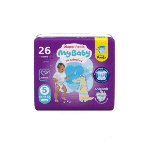 خرید پوشک شورتی مای بی بی سایز 5 بسته 26 عددی با قیمت مناسب از دارولاین