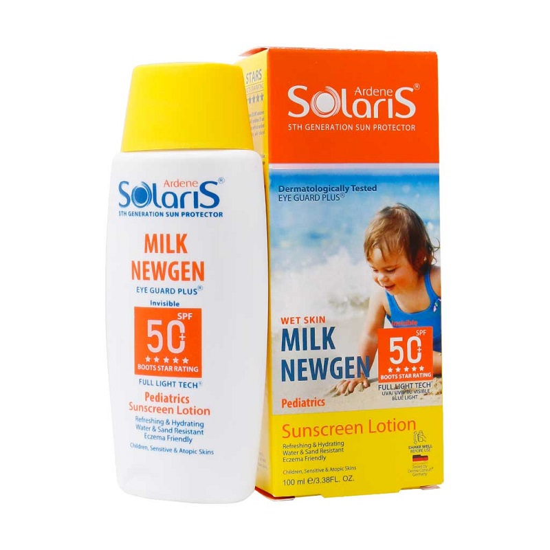 لوسیون ضد آفتاب کودک میلک نیوژن SPF50