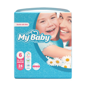 خرید پوشک سایز 6 بسته 24 عددی مای بی بی با قیمت مناسب از دارولاین