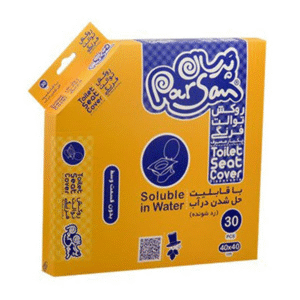 خرید روکش توالت فرنگی پرسان بسته 30 عددی با قیمت مناسب از دارولاین